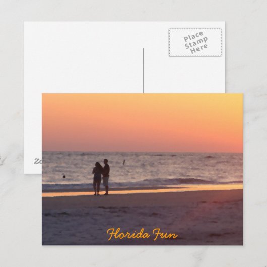 Sunset Beach Memories Briefkaart (Voorkant / Achterkant)