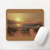 SUNSET BEACH MOUSEPAD MUISMAT (Met muis)