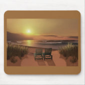 SUNSET BEACH MOUSEPAD MUISMAT (Voorkant)