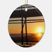 Sunset Beach NC Christmas Tree Travel Ornament (Links)
