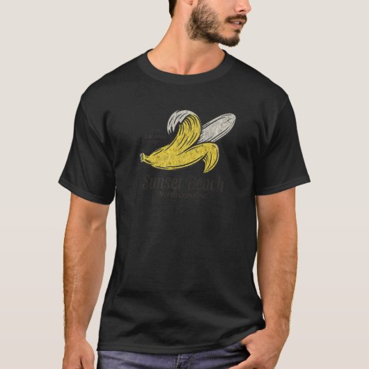 Sunset Beach, NC Summertime Vacationing Banana Pre T-shirt (Voorkant)