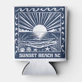 Sunset Beach NC Vintage Kust Zonsondergang Blikjeskoeler