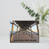 Sunset Beach North Carolina vakantiefoto Briefkaart (Staand voorkant)