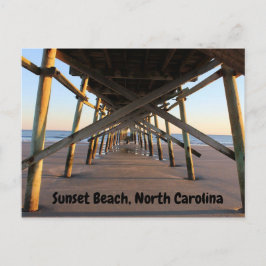 Sunset Beach North Carolina vakantiefoto Briefkaart