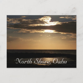 Sunset Beach, Oahu Briefkaart
