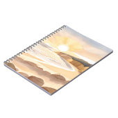 Sunset Beach | Oceaan Aquarel Kust Notitieboek (Linkerzijde)