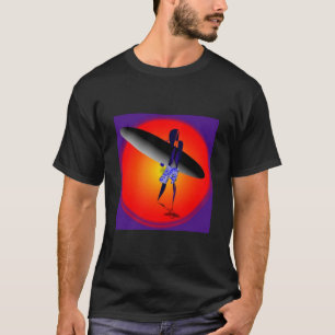 Sunset Beach Paars T-shirt