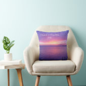 Sunset Beach Pillow Bride & Groom Wedding Kussen (Stoel)