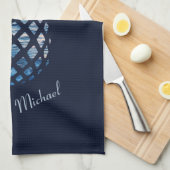 Sunset Beach Pineapple Custom Housewarming Host Theedoek (Quarter Fold)