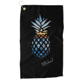 Sunset Beach Pineapple Custom Tropical Golfhanddoek