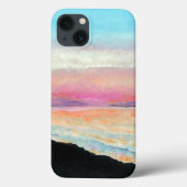 Sunset Beach Pink Art Case-Mate iPhone Case (Achterkant)