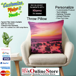 Sunset Beach Polyester Grote Kussensloop 42 Kussen