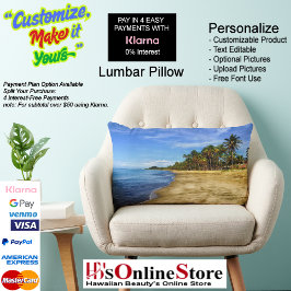 Sunset Beach Polyester Lumbar Kussen 7