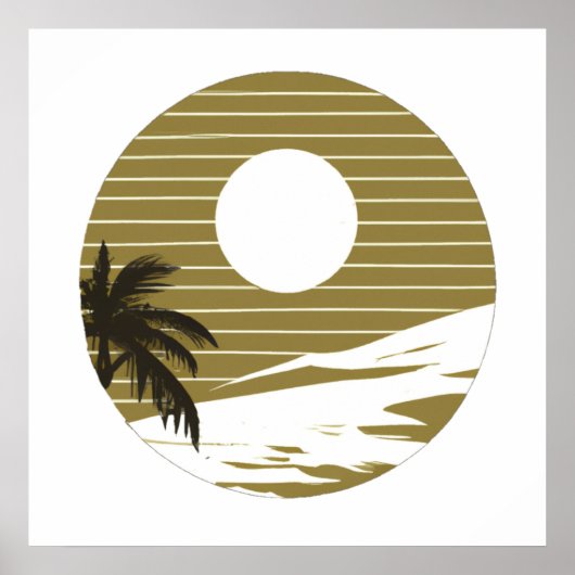 Sunset Beach Poster (Voorkant)