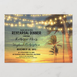 Sunset Beach repetitie Diner Snaar Lichten Kaart