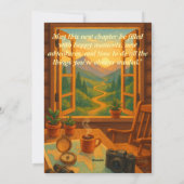 Sunset Beach Retirement Wenskaart Feestdagenkaart (Achterkant)