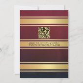 Sunset Beach Rose Arbor Wedding Invitation Kaart (Achterkant)