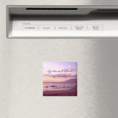 Sunset Beach Save the Date Magneet (Insitu (Vaatwasser))