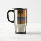 Sunset Beach Scene: Travel Mug Reisbeker (Links)