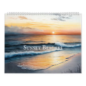 Sunset Beach Scènes Kalender (Hoes)