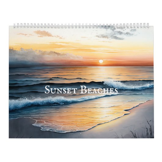 Sunset Beach Scènes Kalender (Hoes)