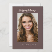 Sunset Beach Seashell Fotoviering van het leven Bedankkaart (Achterkant)