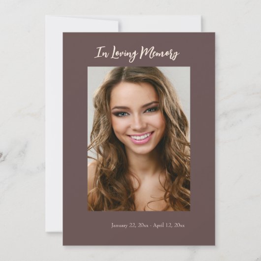 Sunset Beach Seashell Fotoviering van het leven Bedankkaart (Achterkant)