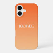 Sunset Beach Sfeer - Moderne Gradiënt iPhone 16 Hoesje (Achterkant)