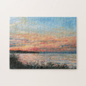 Sunset Beach Shoreline Legpuzzel (Horizontaal)