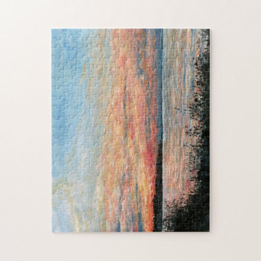 Sunset Beach Shoreline Legpuzzel (Verticaal)