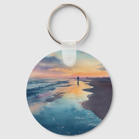 Sunset Beach Sleutelhanger (Achterkant)