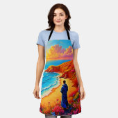 Sunset Beach Solitude Serenity Design Schort (Gedragen)