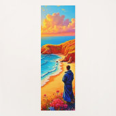 Sunset Beach Solitude Serenity Design Yogamat (Voorkant)