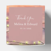 Sunset Beach String Lights Wedding Bedankdoosjes (Bovenkant)