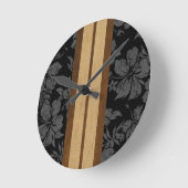 Sunset Beach Surfboard Hawaïaanse wandklokken (Hoek)