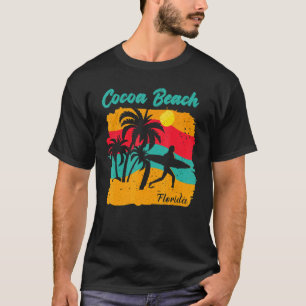 Sunset Beach Surfen Cacao Beach Florida S T-shirt