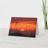 Sunset Beach Sympathy Card Kaart (Voorkant)