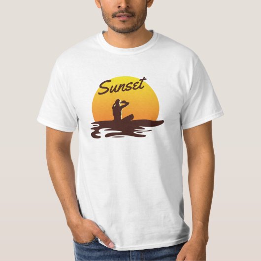Sunset Beach T-shirt (Voorkant)