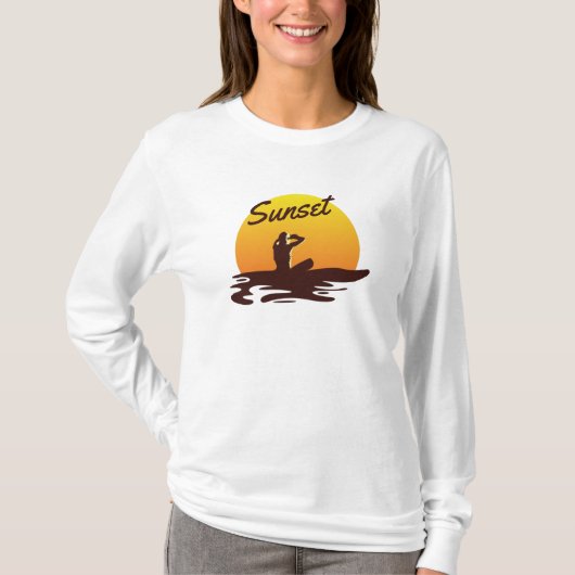 Sunset Beach T-shirt (Voorkant)