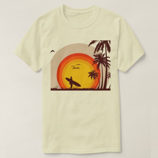Sunset Beach T-Shirt (Design voorkant)