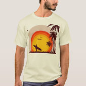 Sunset Beach T-Shirt (Voorkant)