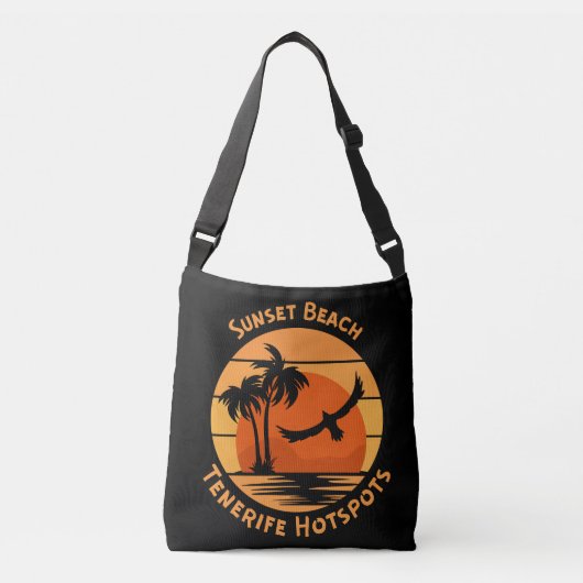 Sunset Beach Tenerife Crossbody Bags Tas (Voorkant)