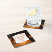 Sunset Beach Thema Doel Aanmoediging Kartonnen Onderzetters (Insitu)