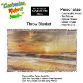 Sunset Beach Throw Blanket 18 Deken