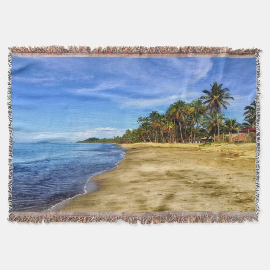 Sunset Beach Throw Blanket 7 Deken (Voorkant)