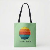 Sunset Beach Tote Bag (Voorkant)