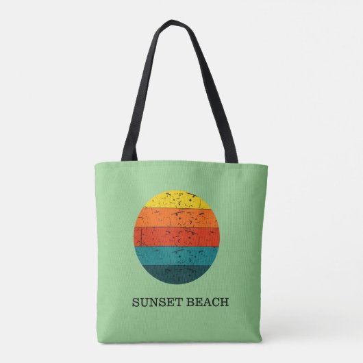 Sunset Beach Tote Bag (Achterkant)