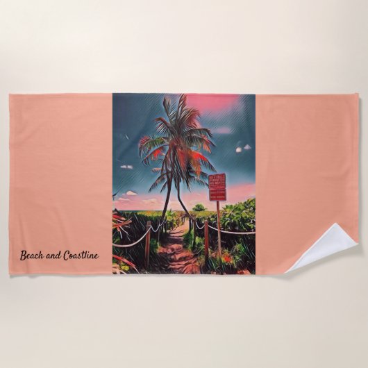 Sunset Beach Towel Strandlaken (Voorkant)