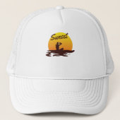 Sunset Beach Trucker Pet (Voorkant)