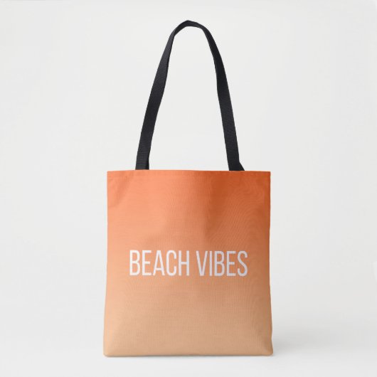 Sunset Beach Vibes Tote Bag (Voorkant)